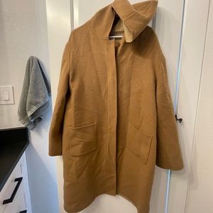 Brooks 346 Wool Long Coat, Size XL